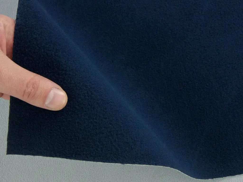 Карпет велюровий Standart темно-синій для авто самоклейка, лист 50х100см Додаткове фото 3