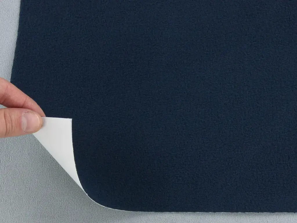 Карпет велюровий Standart темно-синій для авто самоклейка, лист 75х100см