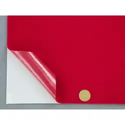 Карпет-самоклейка Standart велюровий червоний, для авто, товщина 2мм, щільність 220г/м2, лист 50х100см