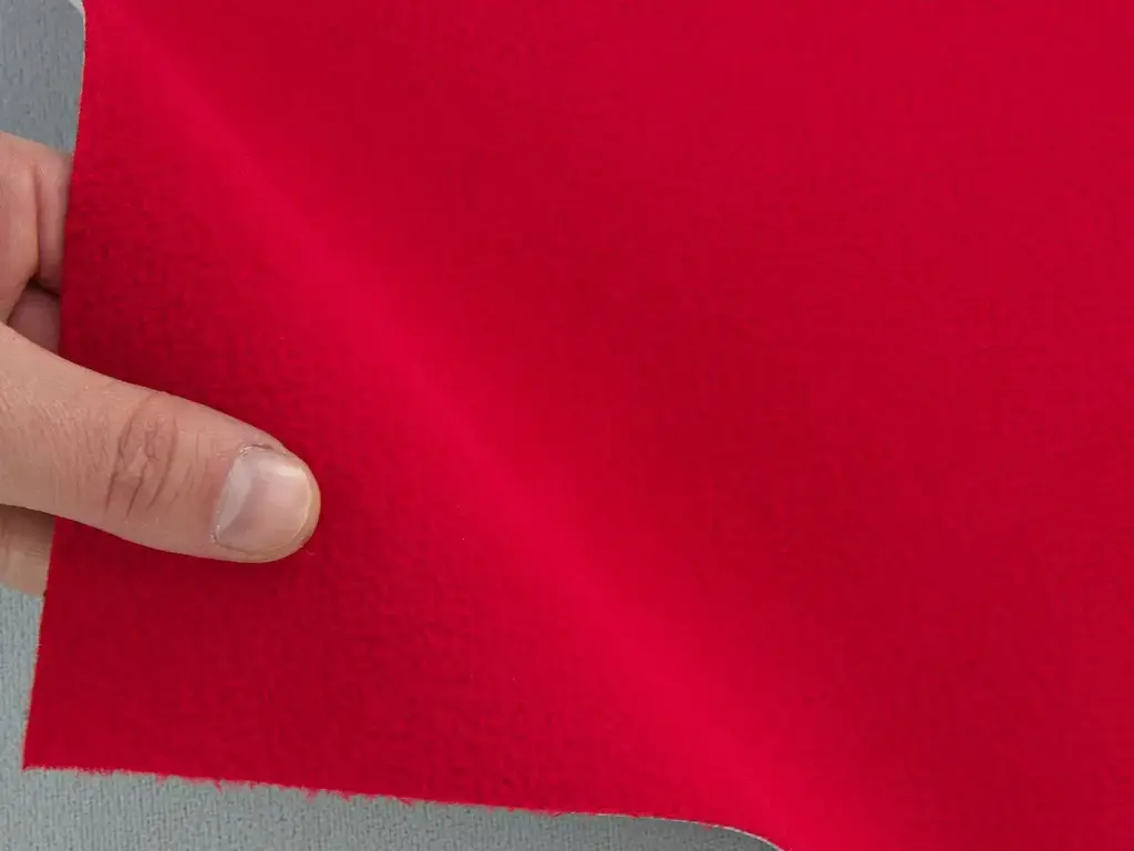 Карпет велюровий Standart червоний для авто самоклейка, лист 75х100см