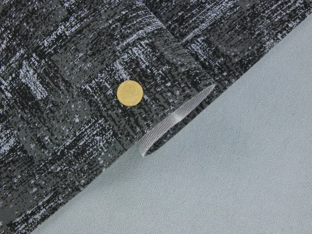 Автовелюр сірий Munich на поролоні та сітці (еластичний), Польща