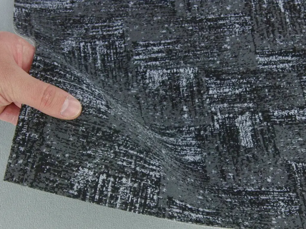 Автовелюр сірий Munich на поролоні та сітці (еластичний), Польща