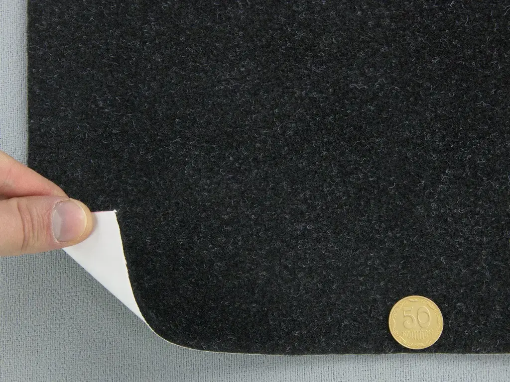 Самоклеючий Карпет Ultraflex графіт для Авто та Інших Застосувань, лист 102х100см