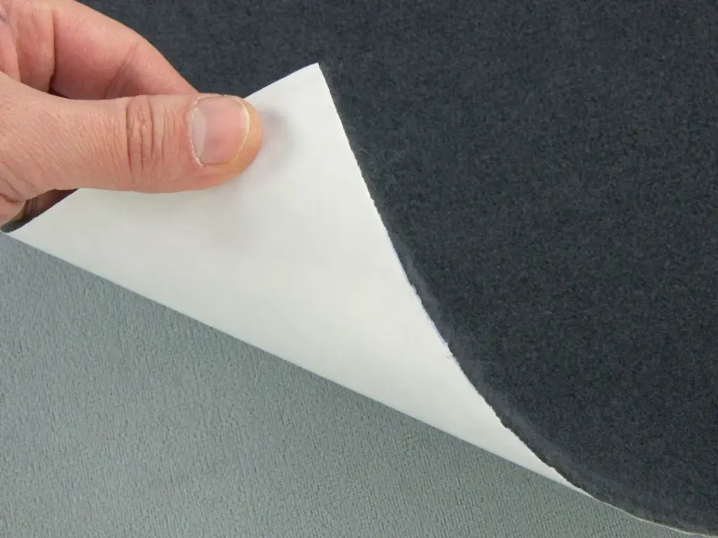 Самоклеючий Карпет Ultraflex темно-сірий для Авто та Інших Застосувань, лист 102х100см Додаткове фото 2