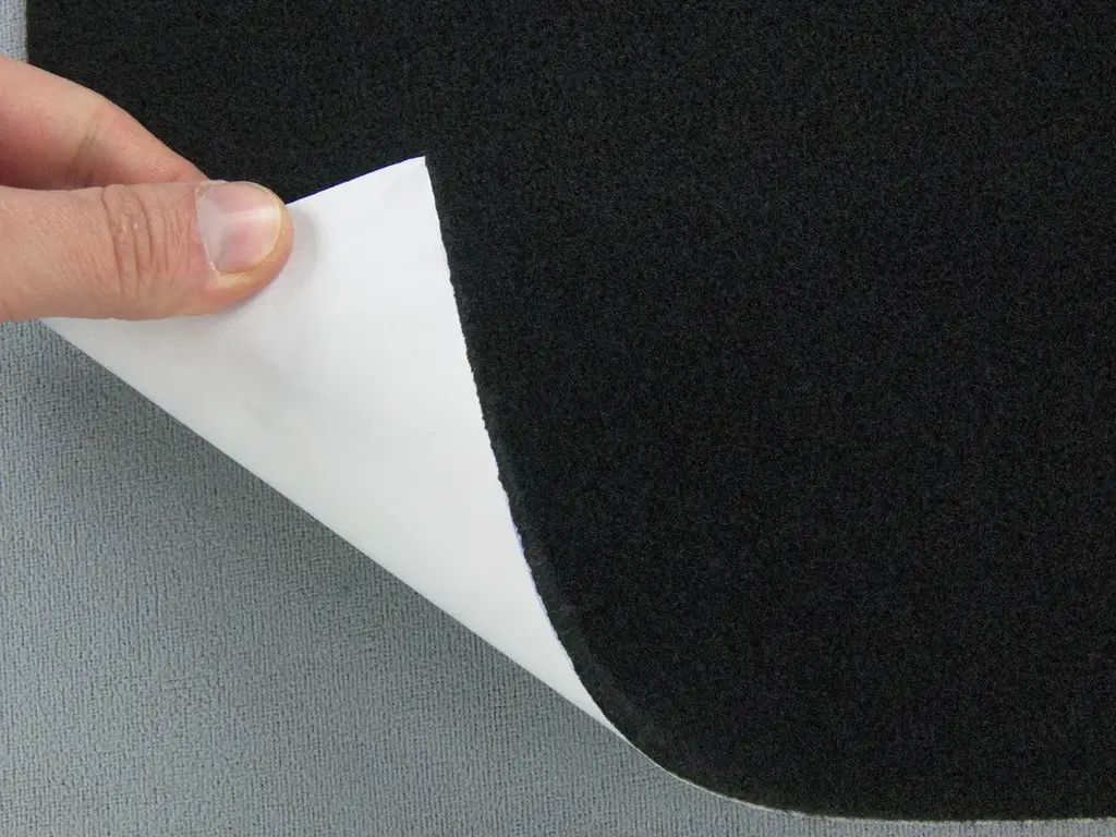 Самоклеючий Карпет Ultraflex чорний для Авто та Інших Застосувань, лист 51х100см