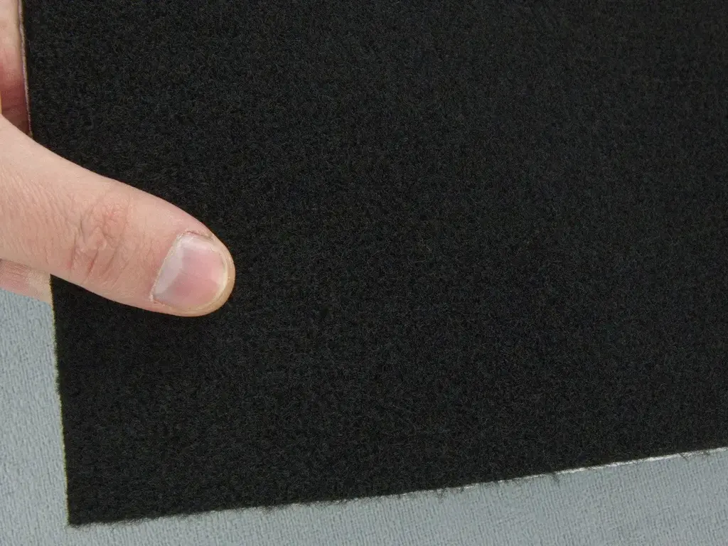 Самоклеючий Карпет Ultraflex чорний для Авто та Інших Застосувань, лист 204х100см Додаткове фото 3