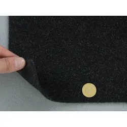 Автомобільний ковролін Ultraflex графітовий, тягучий, щільність 490г/м2, товщина 5мм, ширина 205см