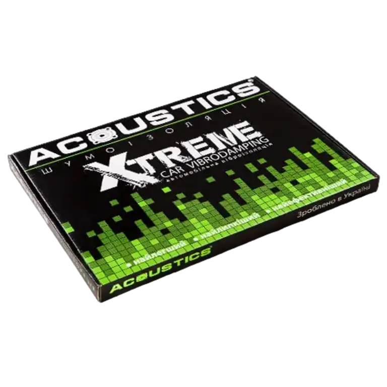 Acoustics Xtreme — віброізоляція нового покоління, 70x50 см, товщина 3.0 мм