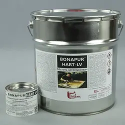Клей поліуретановий BONAPUR HART LV 0,4 л, термостійкий для автотканини, шкіри, поролону та ПВХ, Польща