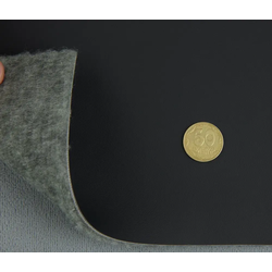 Автошкірзам на поролоні та повсті, чорна гама